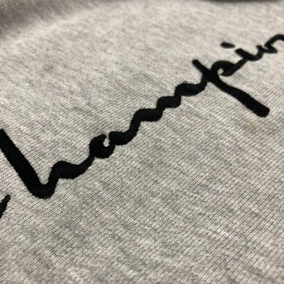 Champion Reverse Weave Light Grey Pullover Hoodie with Kangaroo Pocket Size S - Picture 9 of 11